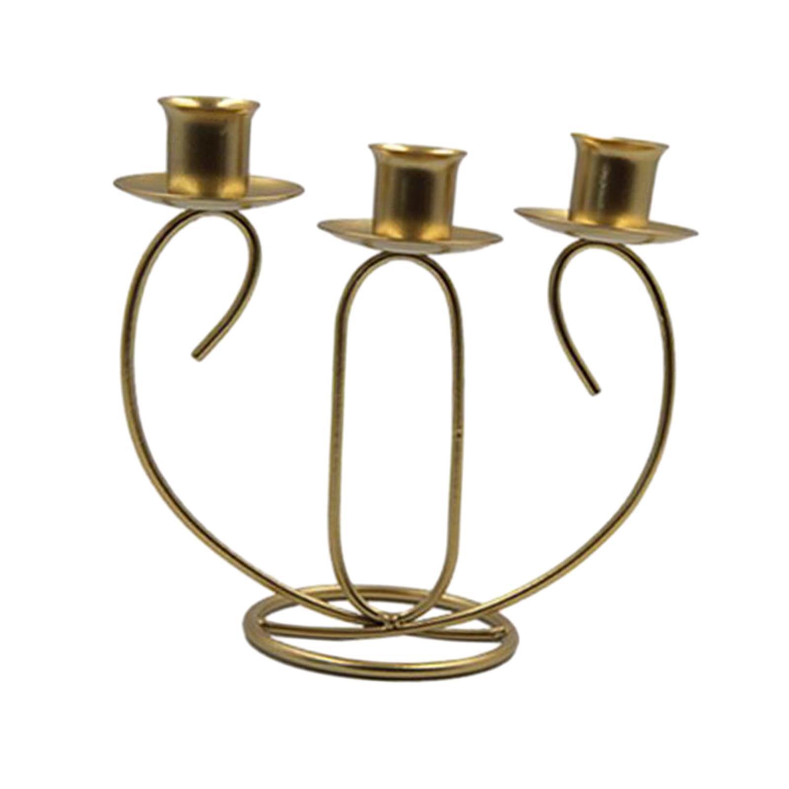 Tealight Candles Holder Candelabras Farmhouse Home Candles Stand Metal Candlestick for Prayer Candles Dining Room Housewarming Taper Candles