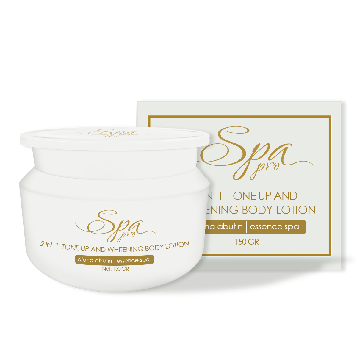 Dưỡng Thể Trắng Da Nâng Tông Body Dành Cho Da Hỗn Hợp SPA PRO (150g)