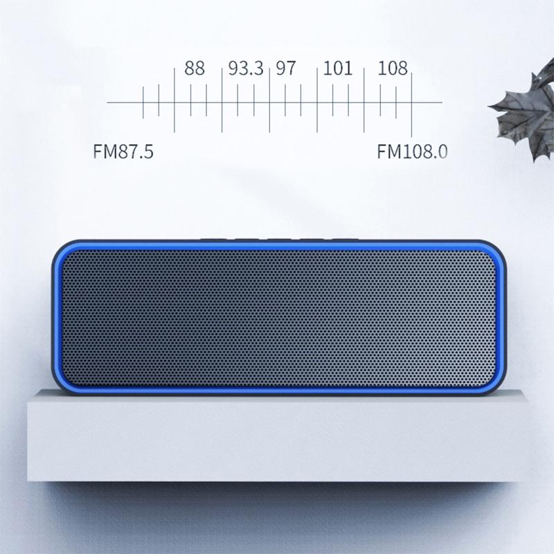 S11 Loa nhỏ Bluetooth Máy nghe nhạc Âm thanh nổi USB Thẻ TF Trang chủ Thể thao ngoài trời Di động Điện thoại di động Loa siêu trầm trên ô tô Loa kép Màu sắc: Đỏ