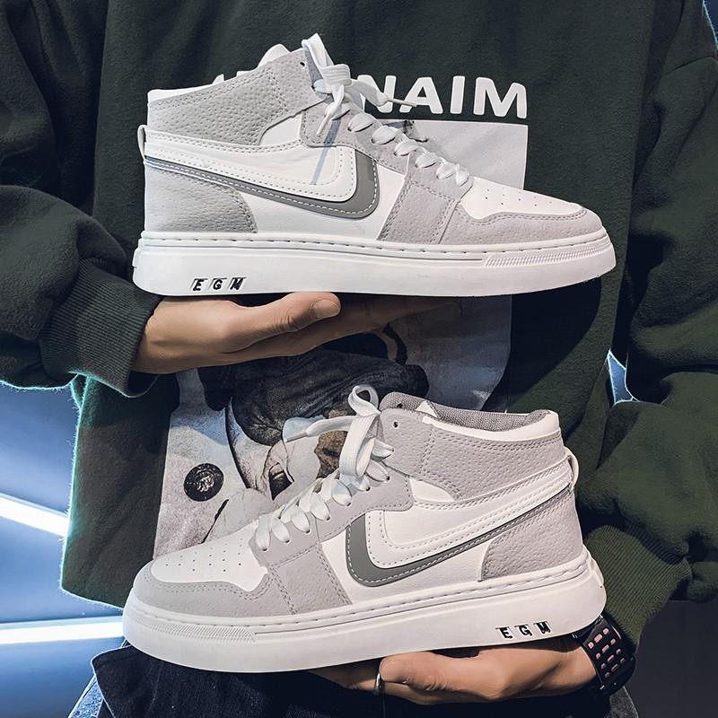Giày Sneaker Nam ️ Giày Tăng chiều cao-Giày Thể Thao cổ cao