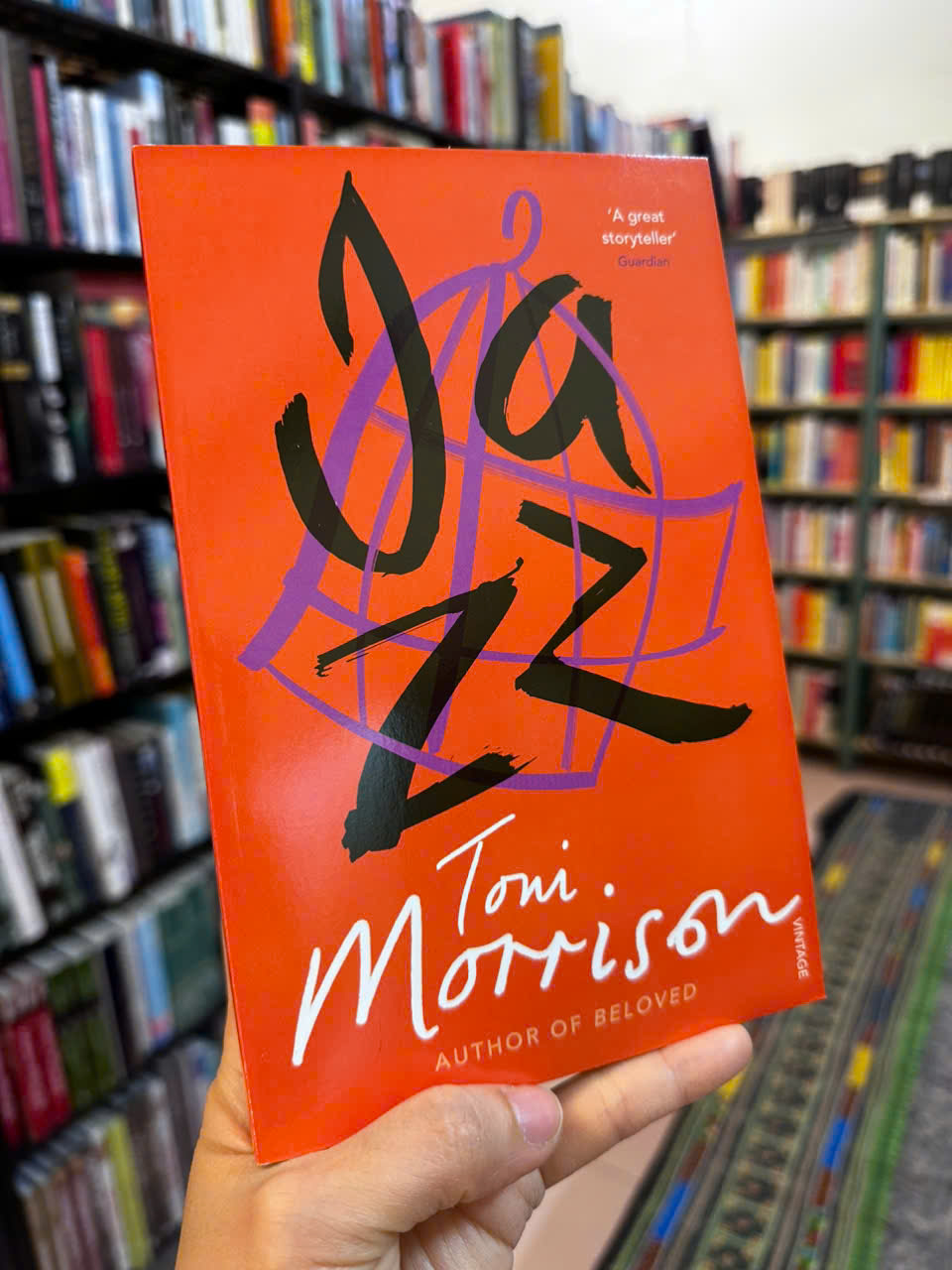 Sách - Jazz by Toni Morrison - Sách ngoại văn nhập khẩu, Tác giả đoạt giải Nobel, Bìa mềm
