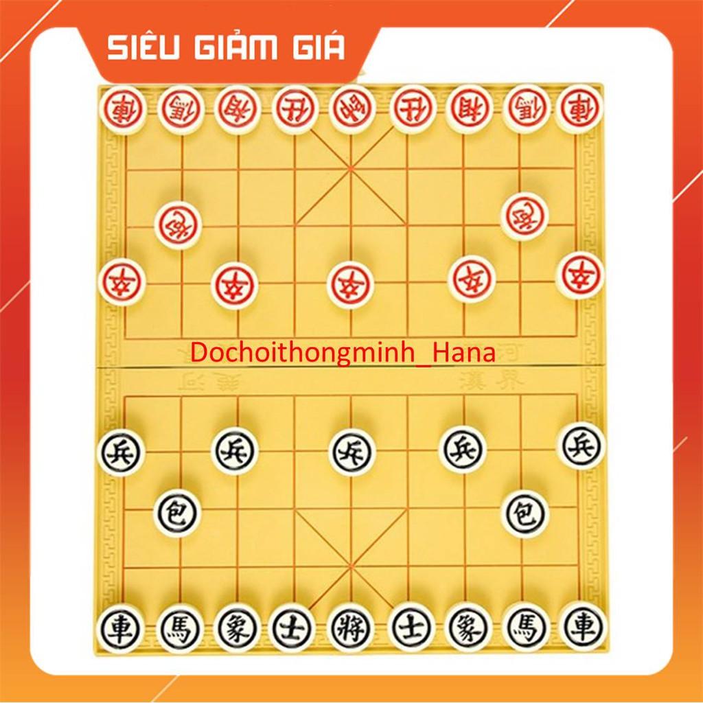 Cờ Tướng Size Lớn, Bàn cờ là hộp đựng, cờ nhựa đặc cao cấp.