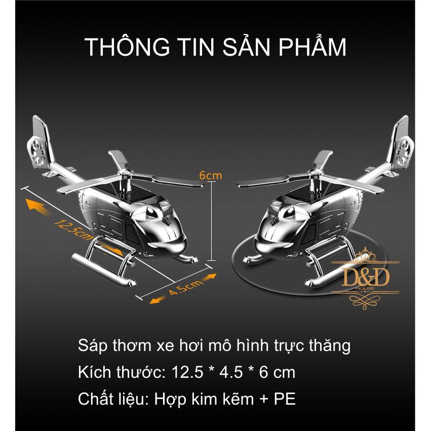 Sáp thơm trang trí táp lô xe hơi, ô tô chạy bằng năng lượng mặt trời mô hình trực thăng