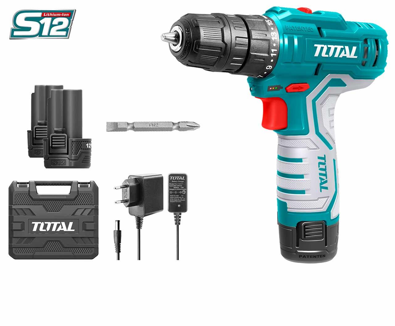 MÁY KHOAN DÙNG PIN 12V TOTAL TDLI12325 - HÀNG CHÍNH HÃNG