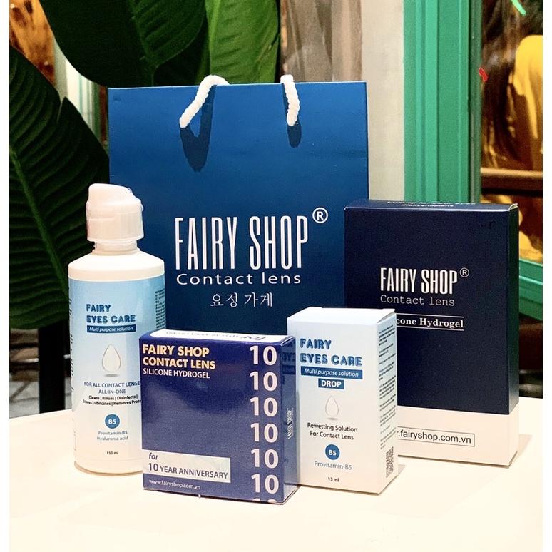 Combo Nước Ngâm và Nhỏ mắt FAIRY SHOP CONTACT LENS