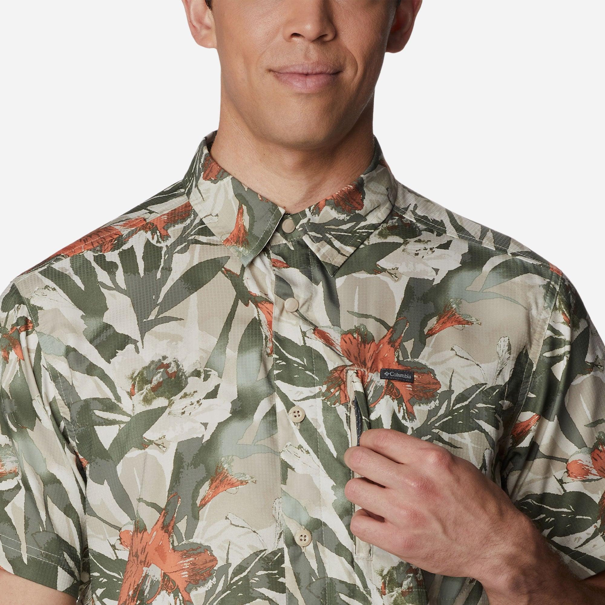 Áo sơ mi ngắn tay nam Columbia Silver Ridge Utility Lite Novelty Ss - 2030714271