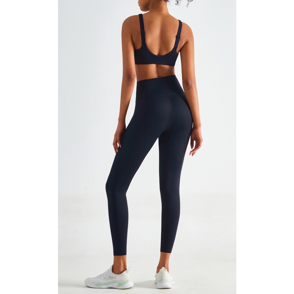 Set đồ nữ tập yoga tập gym PYM SPORT áo Bra và quần legging dài chất liệu vải spandex lulu cao cấp - BR041 + L044