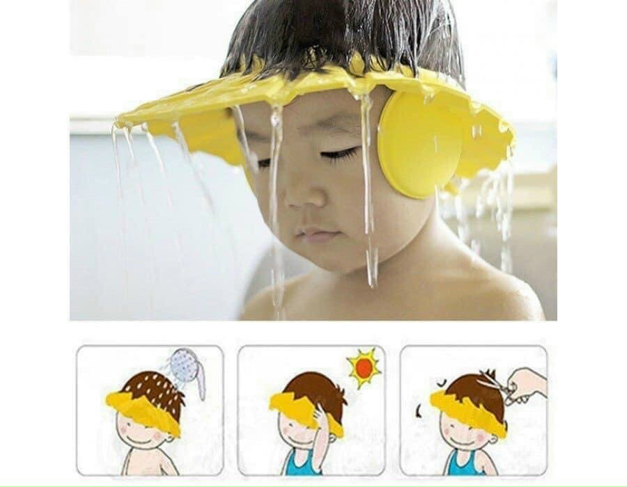 Set 2 Yếm ăn dặm có máng nhựa có thể tháo rời giao mầu ngẫu nhiên