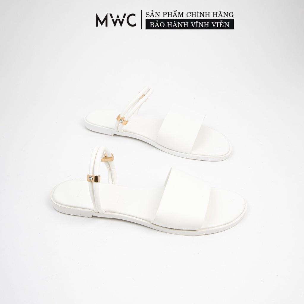 GIÀY SANDAL NỮ THỜI TRANG MWC - GIÀY SANDAL ĐẾ BỆT QUAI NGANG SIÊU XINH SIÊU HOT NUSD- 2525