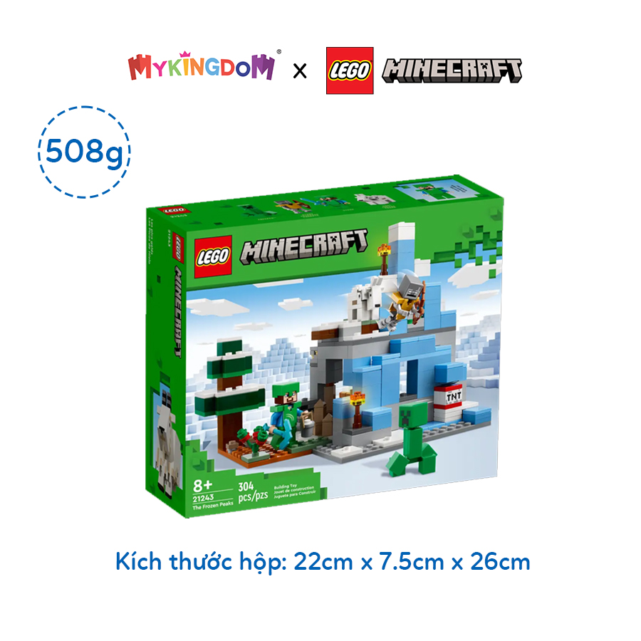 Đồ Chơi LEGO Minecraft Đỉnh Núi Băng Giá 21243