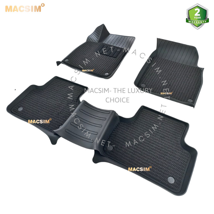 Hình ảnh Thảm lót sàn ô tô 2 lớp cao cấp dành cho xe Audi Q8 2016+ nhãn hiệu Macsim 3w chất liệu TPE