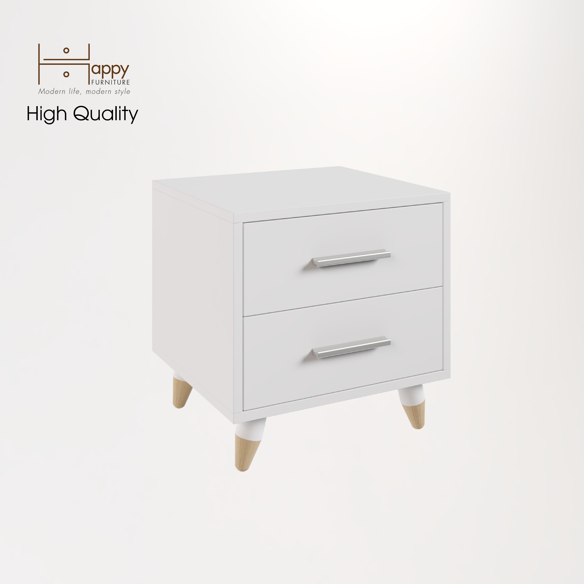 [Happy Home Furniture] OSRI, Táp đầu giường  - chân gỗ chéo ,  45cm x 40cm x 45cm ( DxRxC), THK_024