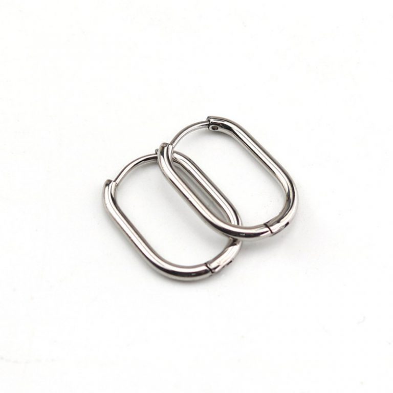 Bông Tai Nam Nữ Unisex Titan Ko Han Rỉ TT 3847