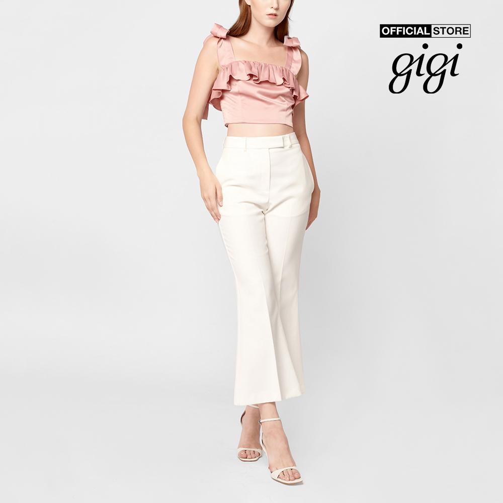 GIGI - Áo croptop nữ hai dây Ruffle Tie Camisole G1201T211219