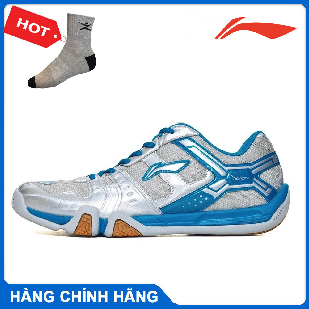 Giày cầu lông lining chính hãng AYTS071 có 2 màu lựa chọn dành cho nam - tặng tất thể thao bendu