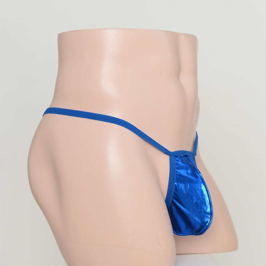 2-3pack Men Back Tassel Chain T-Back Underwear Low-rise Bikini G-String Thong