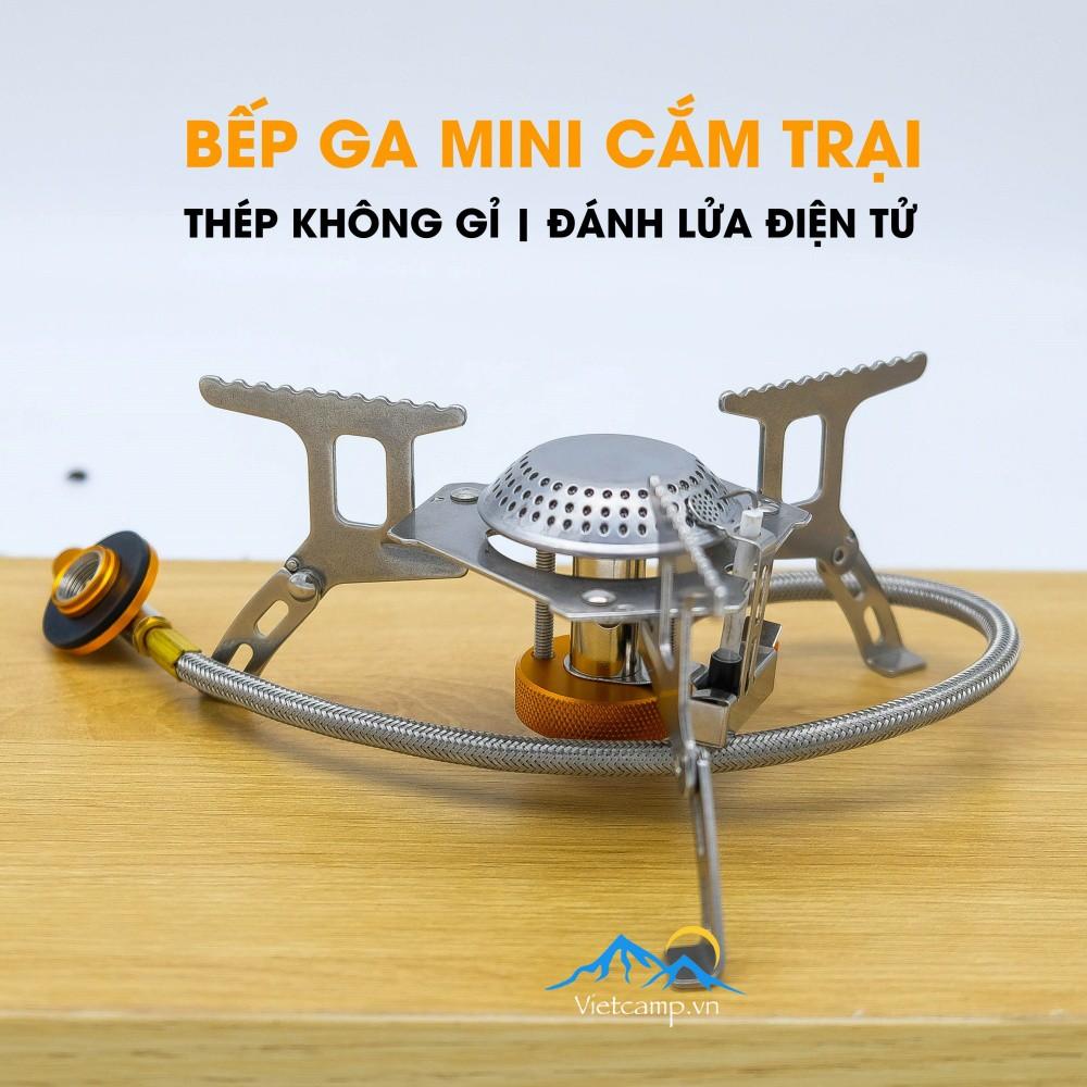 Bếp ga mini du lịch, dã ngoại gấp gọn - Siêu tiện dụng siêu bền