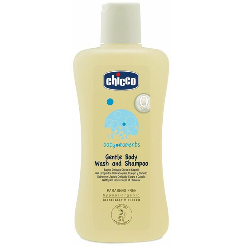 Sữa tắm gội chiết xuất Yến mạch 0M+ Chicco cho bé 200ml