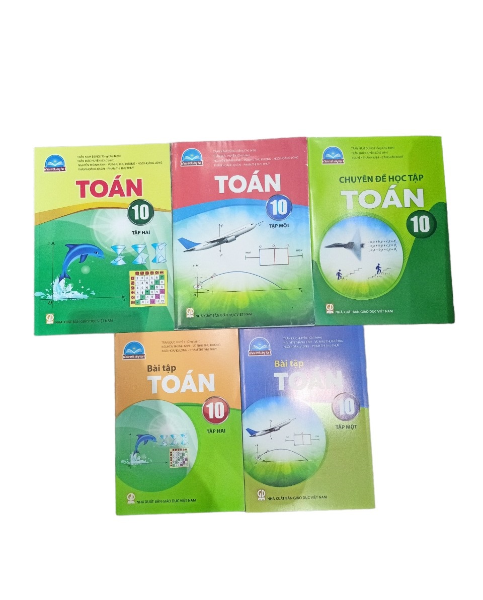 Sách - Combo 5 cuốn Toán lớp 10 tập 1+2 (Chân trời sáng tạo)