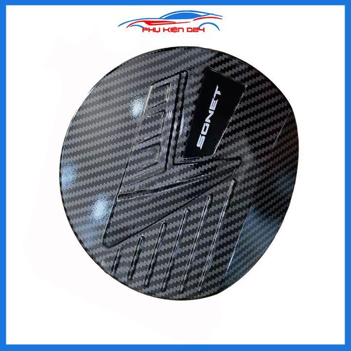 Ốp nắp xăng Sonet 2021-2022-2023 vân cacbon bảo vệ chống trầy trang trí ô tô