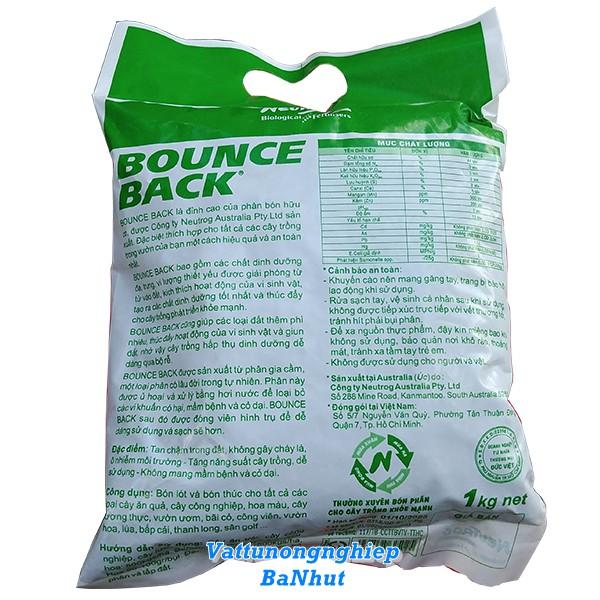 Phân Hữu Cơ Đậm Đặc Dạng Viên Bounce Back Túi 1KG