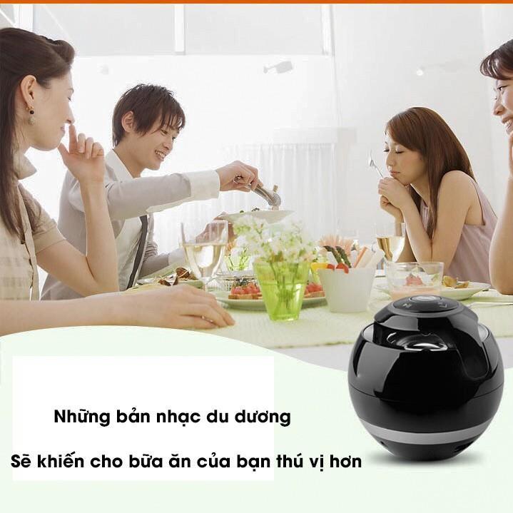 Loa mini trứng bluetooth 360 di động quả cầu tròn, Siêu Bass