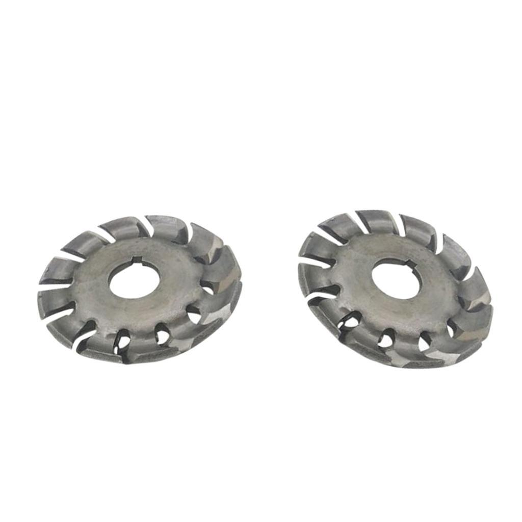 2x Multifunctional Grinding Wheel 65mm Wood Shaping Wood Carving Disc 16mm Bore