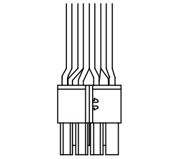 Cáp CPU 4+4 Pin