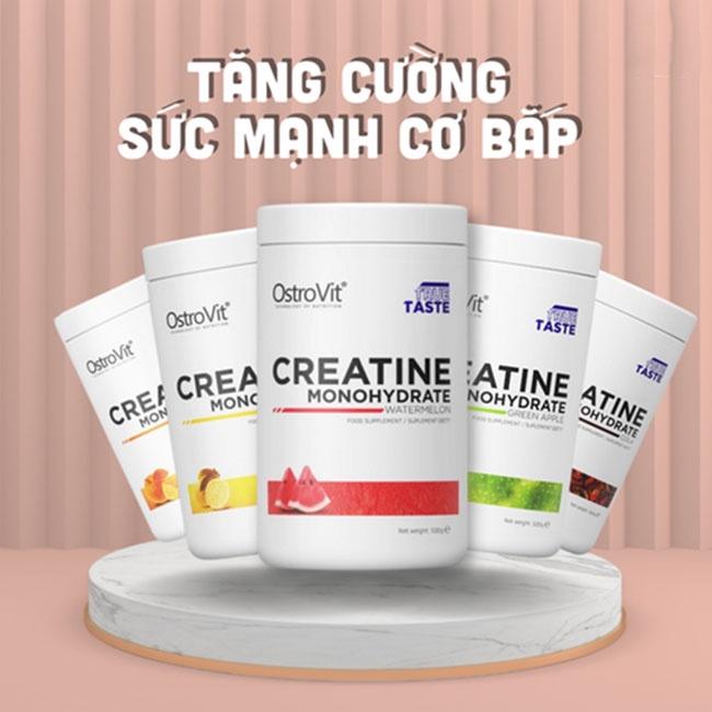 Creatine Ostrovit Tăng Sức Mạnh Cơ Bắp Chuyển Hóa Năng lượng Đốt Mỡ Ostrovit Creatine Monohydrate 500g