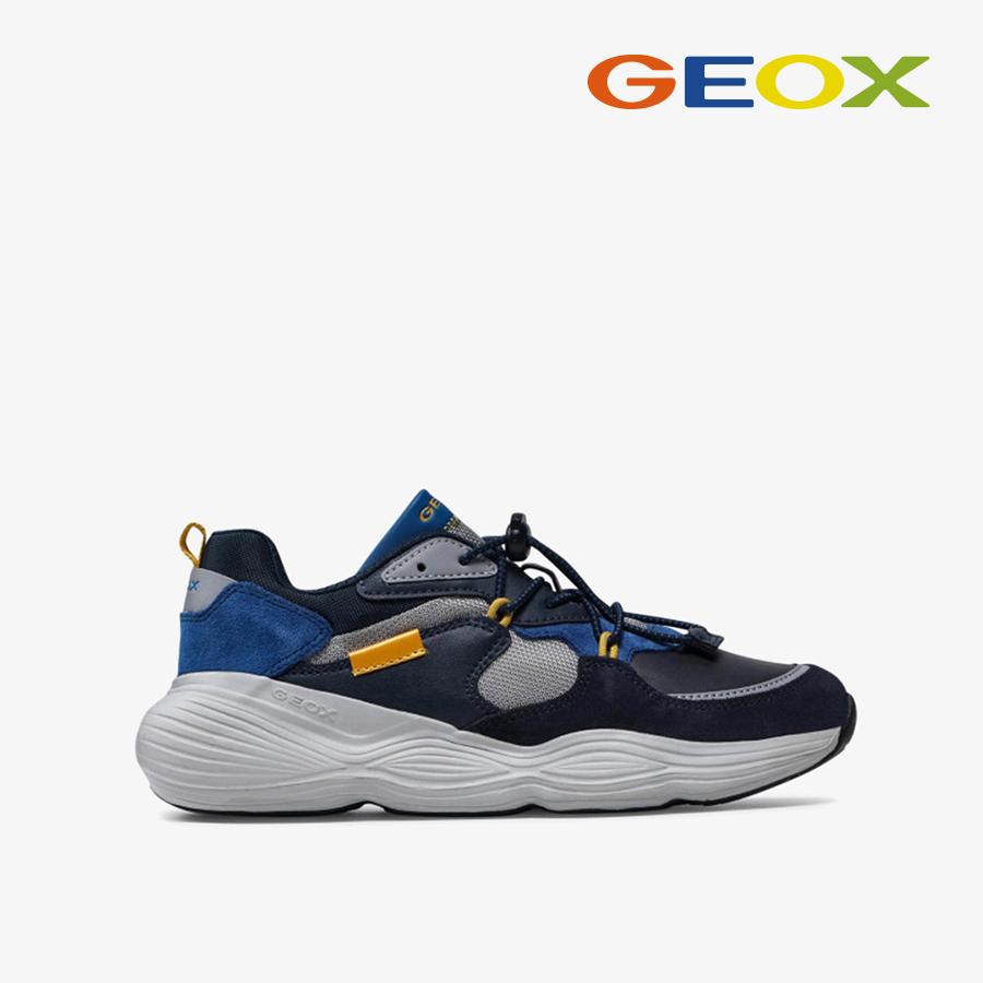 Giày Sneakers Bé Trai GEOX J Bubblex B A Suede Nylon