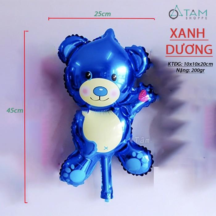 SET 5 Bong bóng trang trí hình Gấu vẫy tay