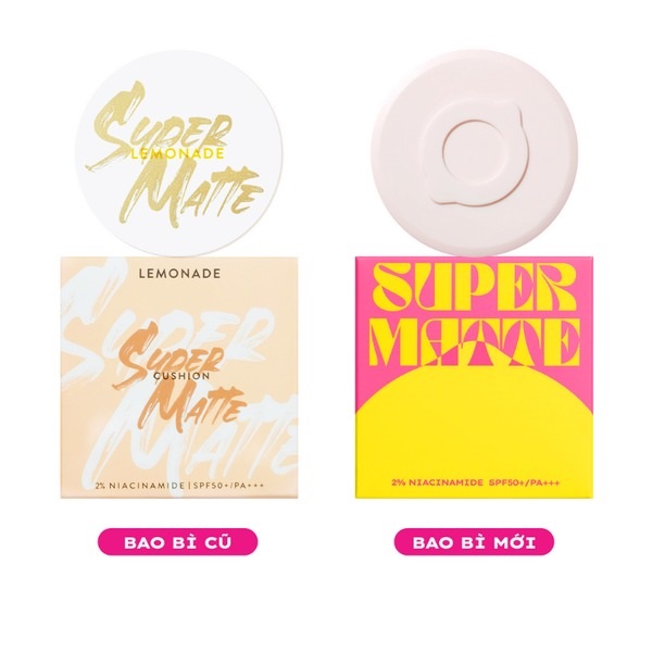 Phấn nước siêu kiềm dầu Lemonade Supermatte Cushion 15g