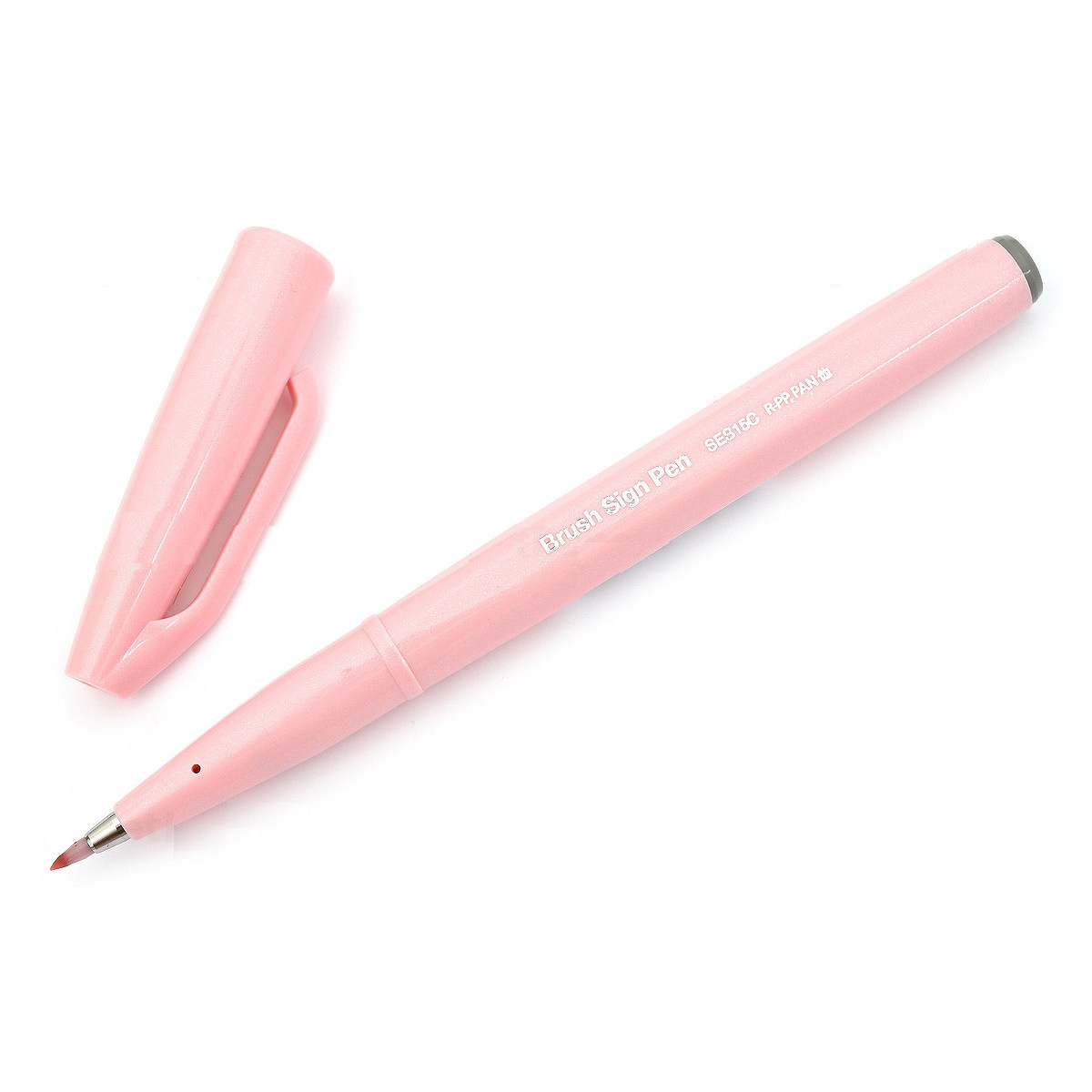 Bút lông viết chữ calligraphy Pentel Fude Touch Brush Sign Pen - Màu hồng phấn