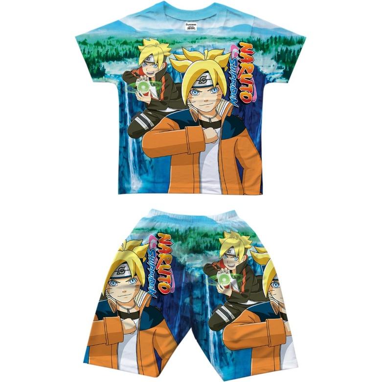 Đồ bộ cho bé trai hình phim Naruto size 18-65kg chất thun lạnh thái mềm mát