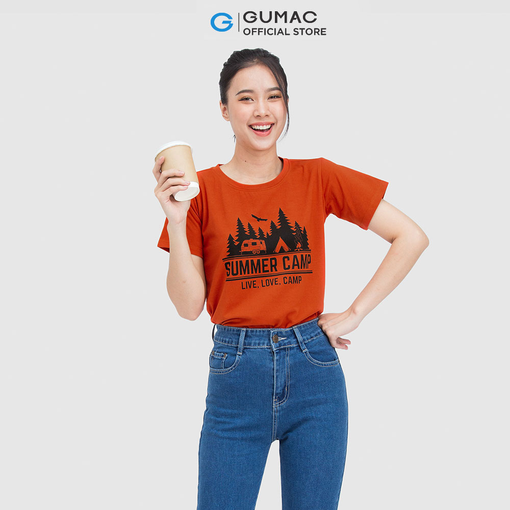 Áo thun nữ GUMAC ATC05008 - ATC05009  in hình xinh xắn độc đáo