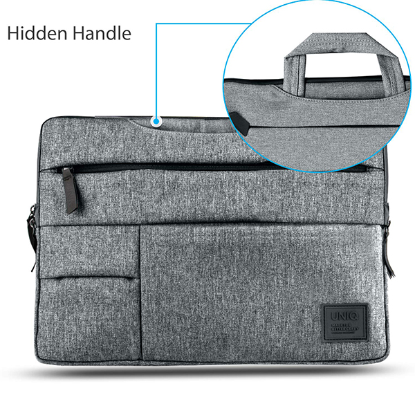 Túi đựng Dành Cho Macbook, Laptop 13, 15 inch UNIQ CAVALIER 2-IN-1 Laptop-Sleeve Vải Dệt_ Hàng chính hãng