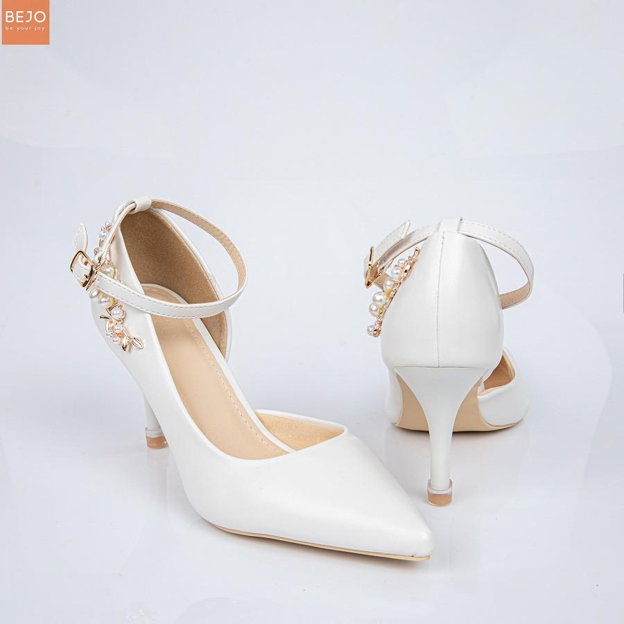 GIÀY CƯỚI - GIÀY CÔ DÂU BEJO H88 HOA MAI - WEDDING SHOES