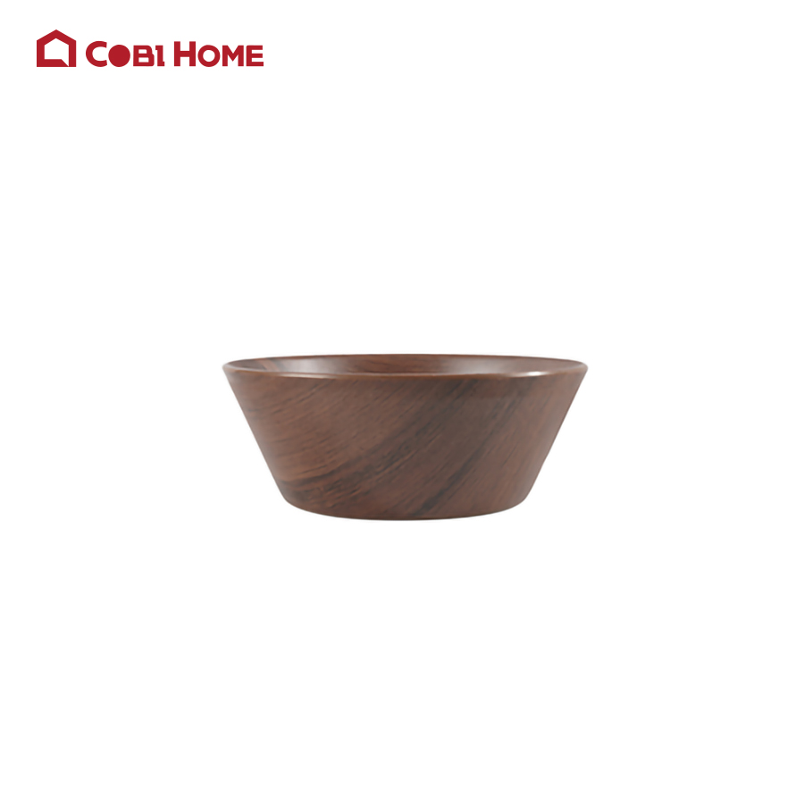 Tô, chén canh bằng melamine vân gỗ cao cấp - nhiều size