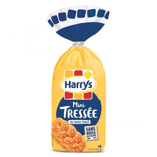 Combo 5 bánh mì hoa cúc Mini 210gr - Bánh ngọt Harrys Brioche Tressée