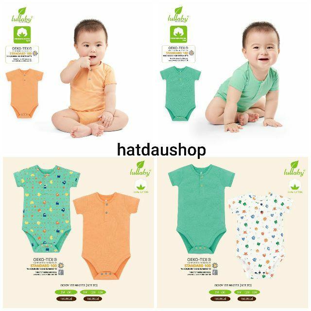 Body bé trai LULLABY mẫu mới nhất năm 2020 (set 2 chiếc