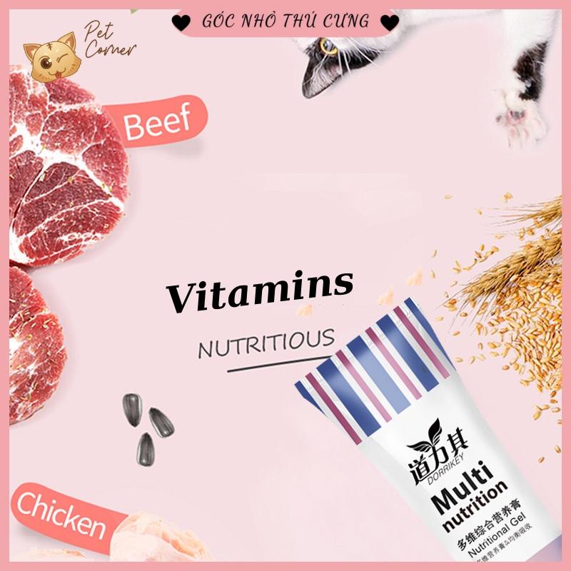 Gel dinh dưỡng cho chó mèo Dorrikey bổ sung dinh dưỡng, tăng sức đề kháng