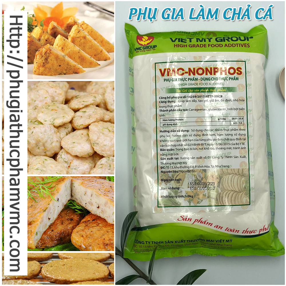 Sản phẩm tạo dai giòn tự nhiên cho giò chả VMC NONPHOS chiết xuất từ rong biển