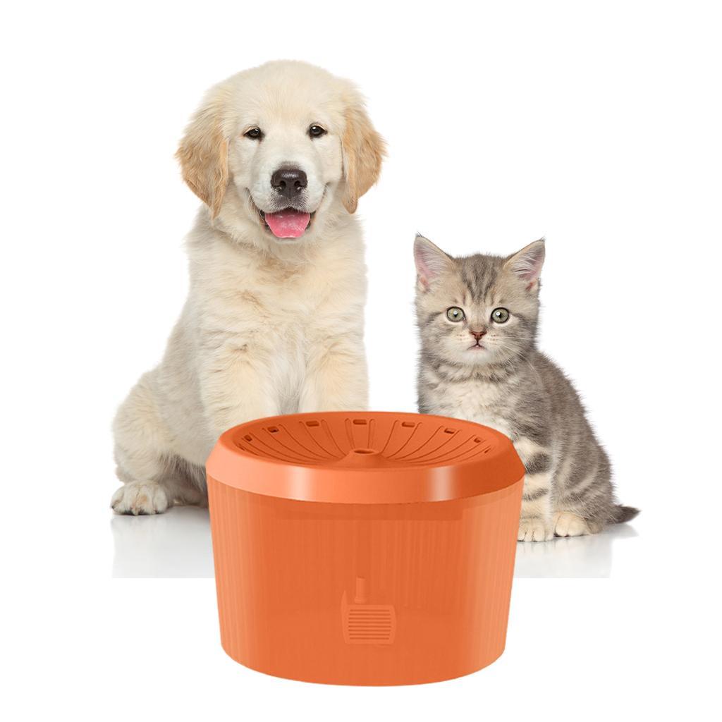 67oz Pet Water Fountain Dispenser Slient Feeder USB Dog Cat Bowl Drinking