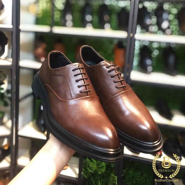 Giày Tây Oxford SCL Brown