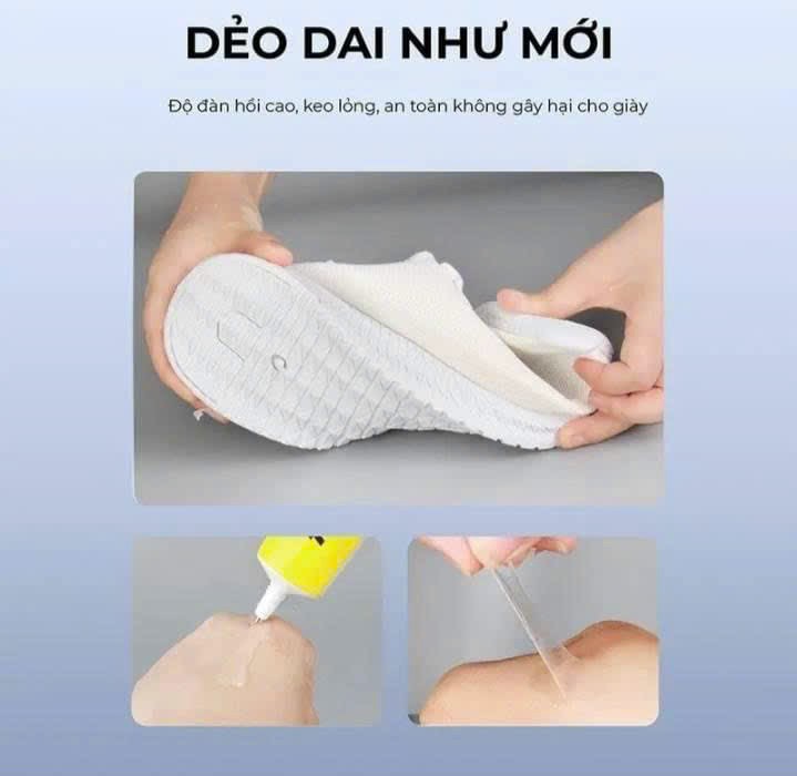 Keo Dán Giày Dép Chuyên Dụng 60ml – Keo Dán Giày Siêu Dính, Dính Chắc, Kèm Phụ Kiện - HÀNG CHÍNH HÃNG MINIIN