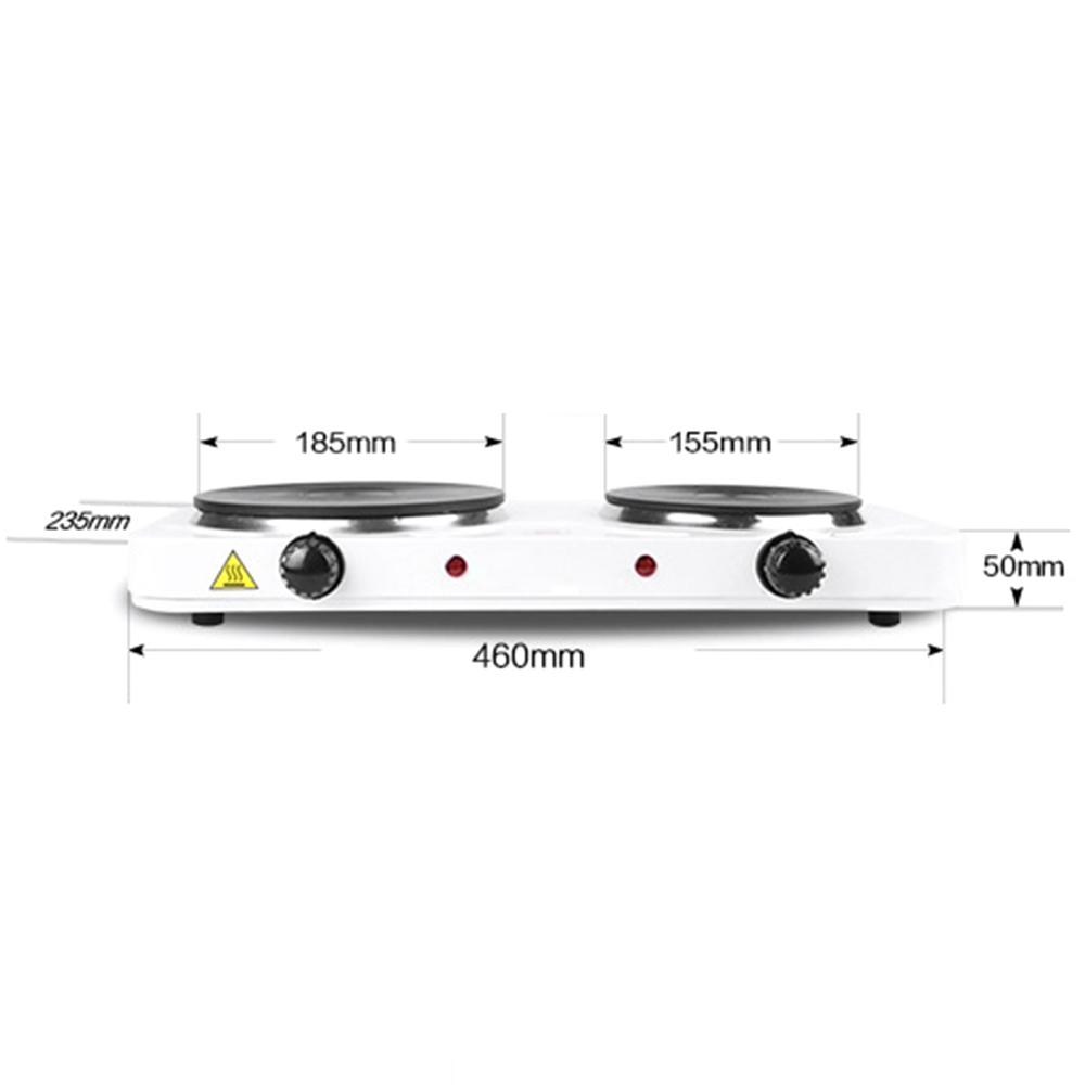 Bếp Điện Gia Đình Đa Chức Năng 2000W Lò Đôi Công Suất Cao