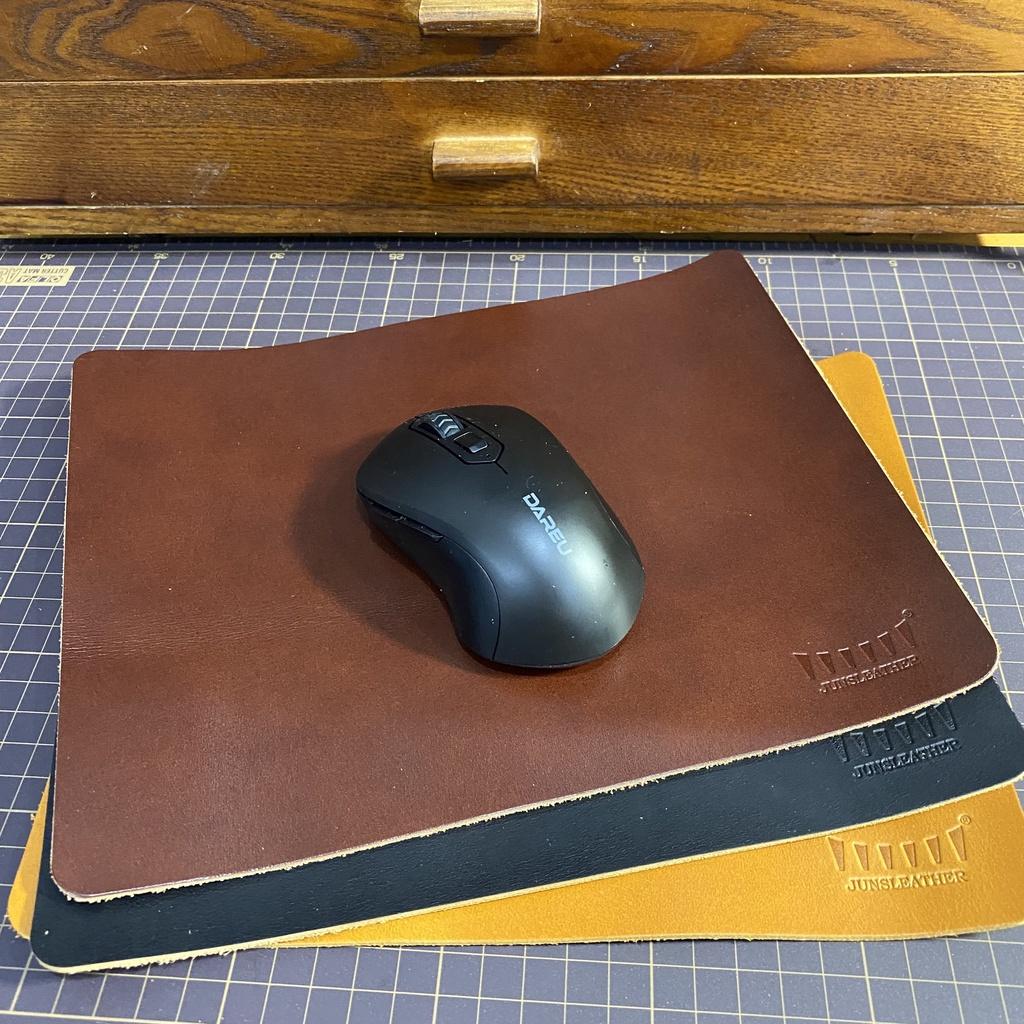Miếng lót chuột Da bò nguyên tấm kháng nước của Junsleather