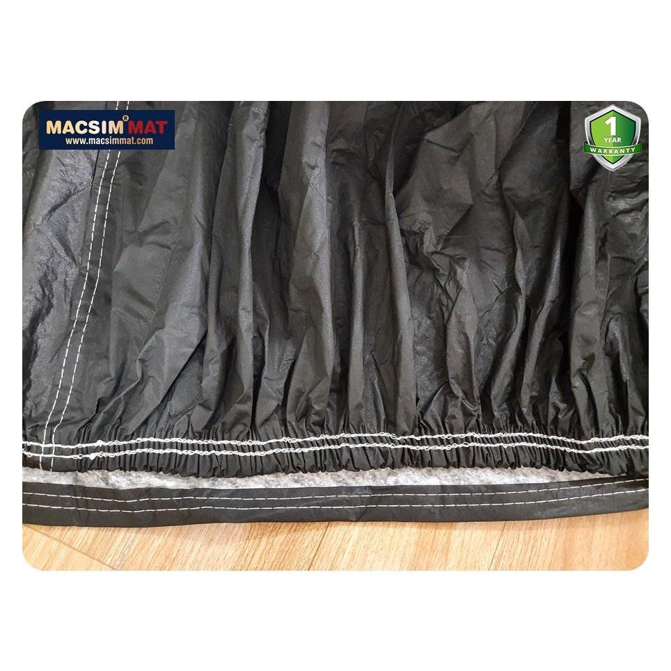 Bạt phủ ô tô thương hiệu MACSIM dành cho Ford Focus - màu đen và ghi - trong nhà và ngoài trời