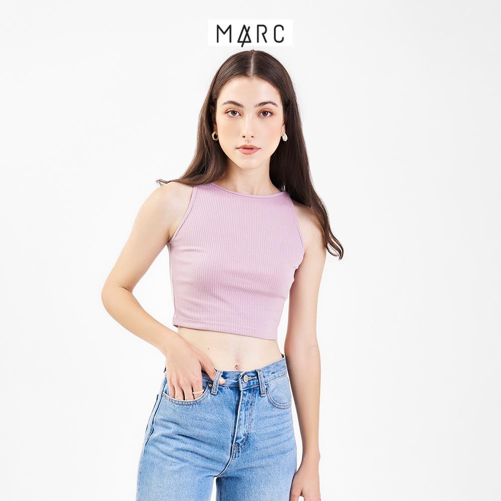 Áo thun croptop nữ MARC FASHION 3 lỗ cổ thuyền FALH061722