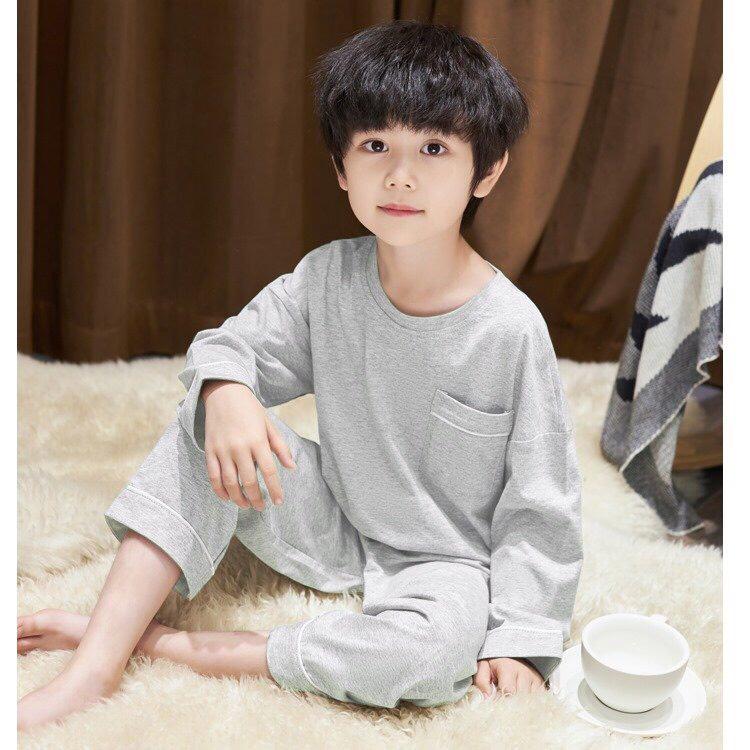 Bộ cotton dài tay cho bé trai bé gái Magickids quần áo trẻ em thu đông co giãn thấm hút mồ hôi BR21042